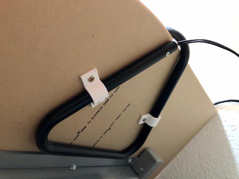 IKEA Harte clamp for desk-mounting