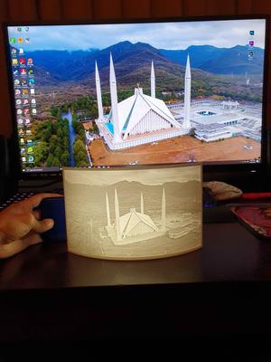 Faisal Masjid Lithophane