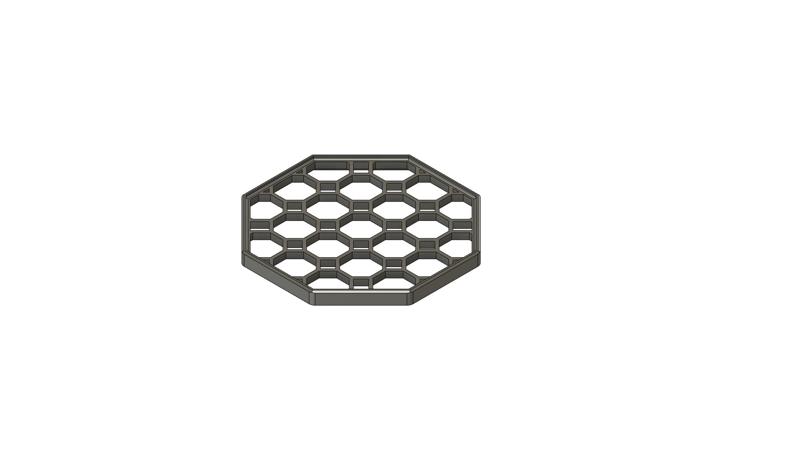 Geometrical Cup Mat Pad