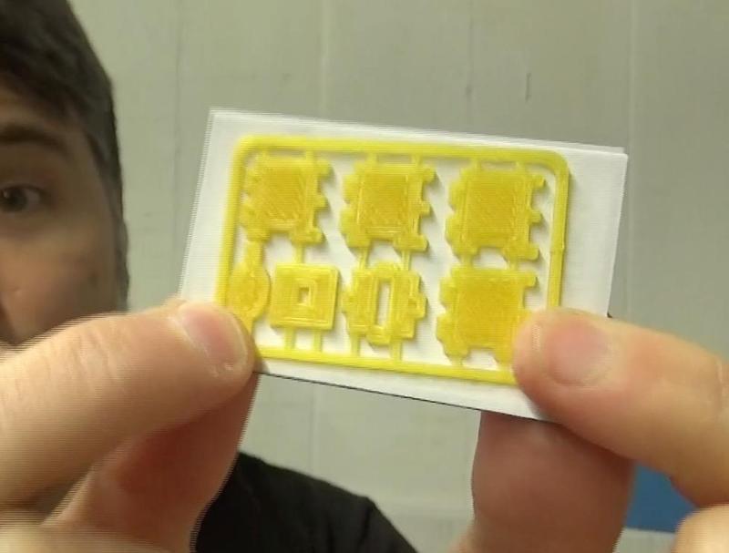 Flat-pack tiny coin block kit