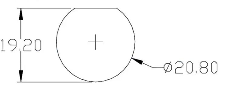 OpenScad Panel Cutout Template D Hole