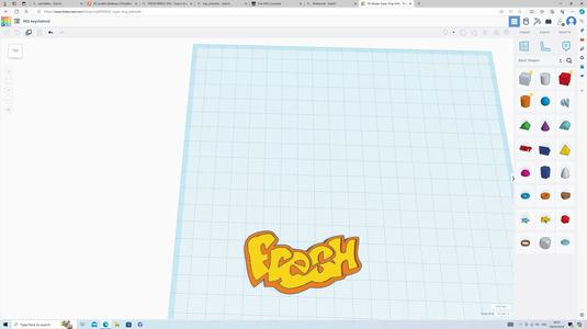 Fresh prince keychain