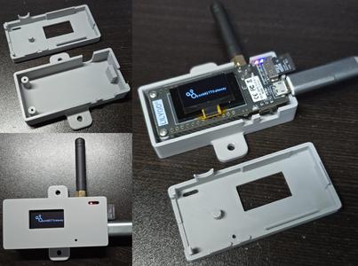 Remix Case for LILYGO Paxcounter LoRa V2.1 ESP32, Tinygs, Meshtastic