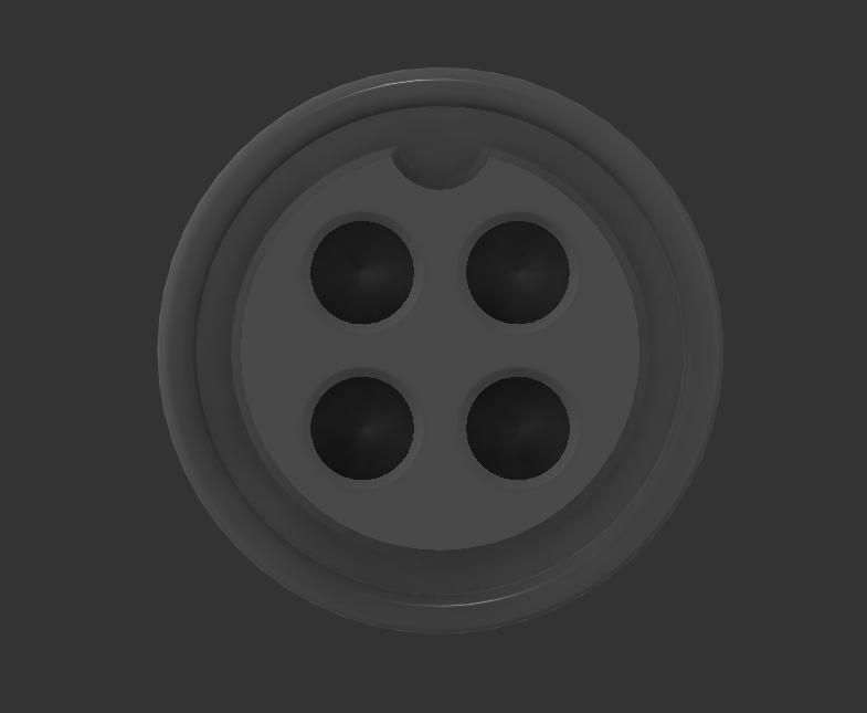 GX16-4 charge port plug