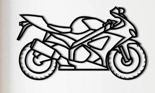 Line art Motocicle