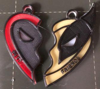 Deadpool and Wolverine layered