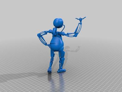 Atomic Heart serving Robot in Pose