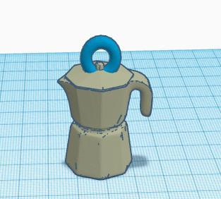 Llavero tipo greca o cafetera