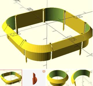 Snail and Slug fence parametric (Remix)