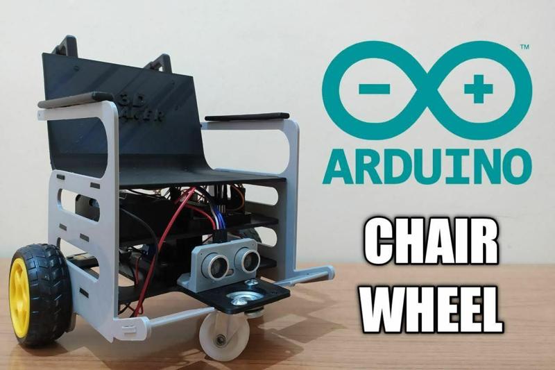 Arduino chair-wheel robot