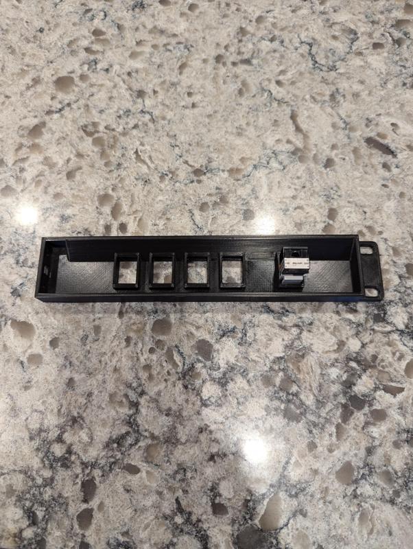 UCG-Ultra rack mount with keystone mounts