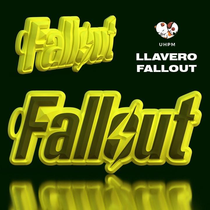 Guardian of the Wasteland: Fallout Logo Key Ring