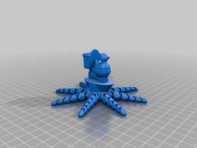 octopus but duck on toilet :)
