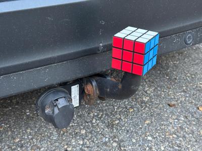 Trailer Hitch Cover – Rubik’s Cube