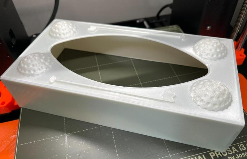 Golf Themed Tissue Box Cover