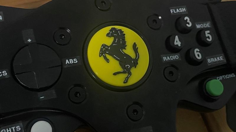 Ferrari logo for thrustmaster wheel badge
