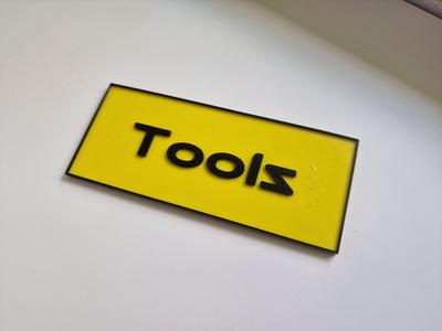 Tools label