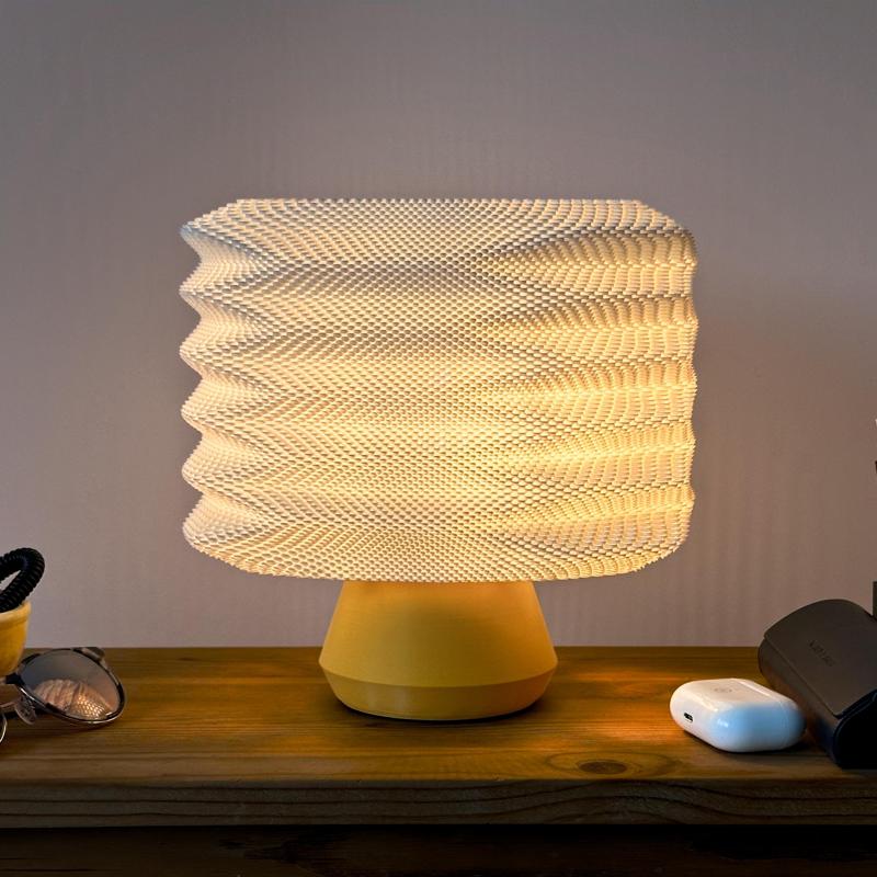 Bellows Weave Lamp