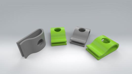 Cable / Wire Clip (Easy To Print)