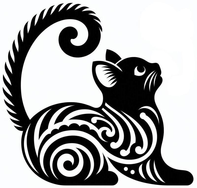 Surprised kitten (two colours)