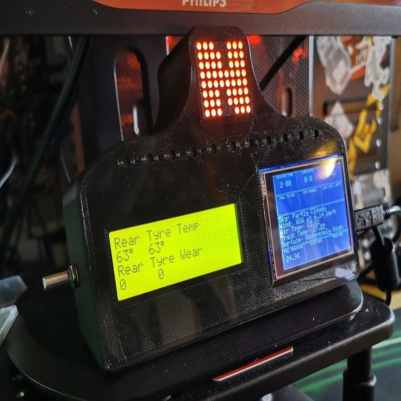 Sim Racing Dashboard ( SimHub + iRacing PitBoard)