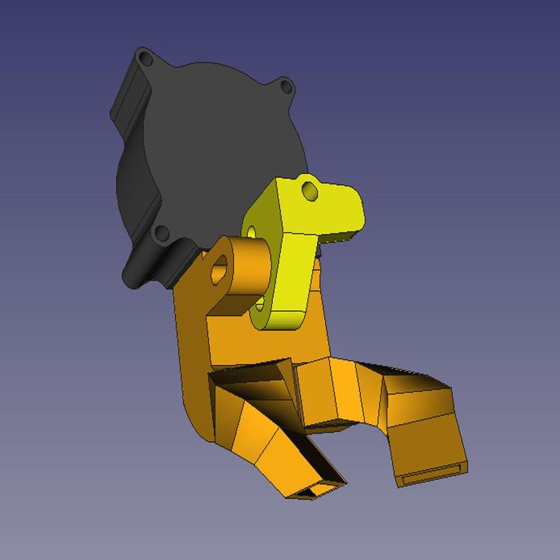 Nozzle fan cooler for Rebel II