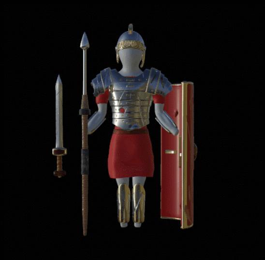 Veteran Rome armor set