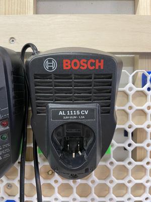 Holder for Bosch 12V Charger AL 1115 CV for the Multiboard