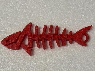 Flexi shark and keychain