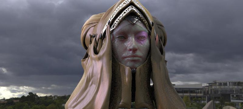 Ancient Desert Alien Headdress