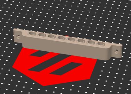 8-way PTFE tubes hub/organizer