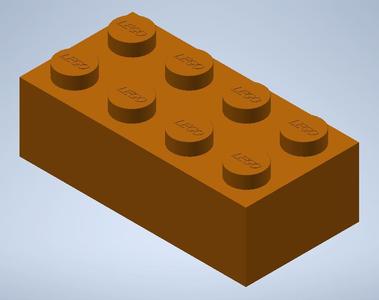 Replacement Lego Brick (9.6 mm x 15.8 mm x 31.8 mm)