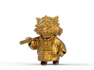 Black Myth: WuKong - Jewel Facet Low-Poly Model