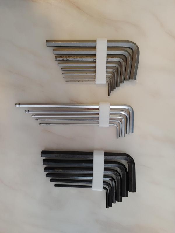 Parametric Allen Key/Hex Wrench Holder
