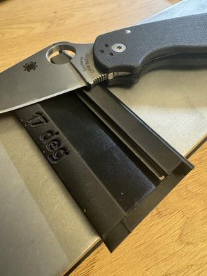 3x8" sharpening stone guide 17 degrees