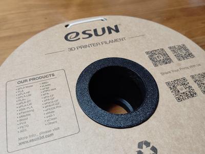 Reinforcement of paper spool for eSUN