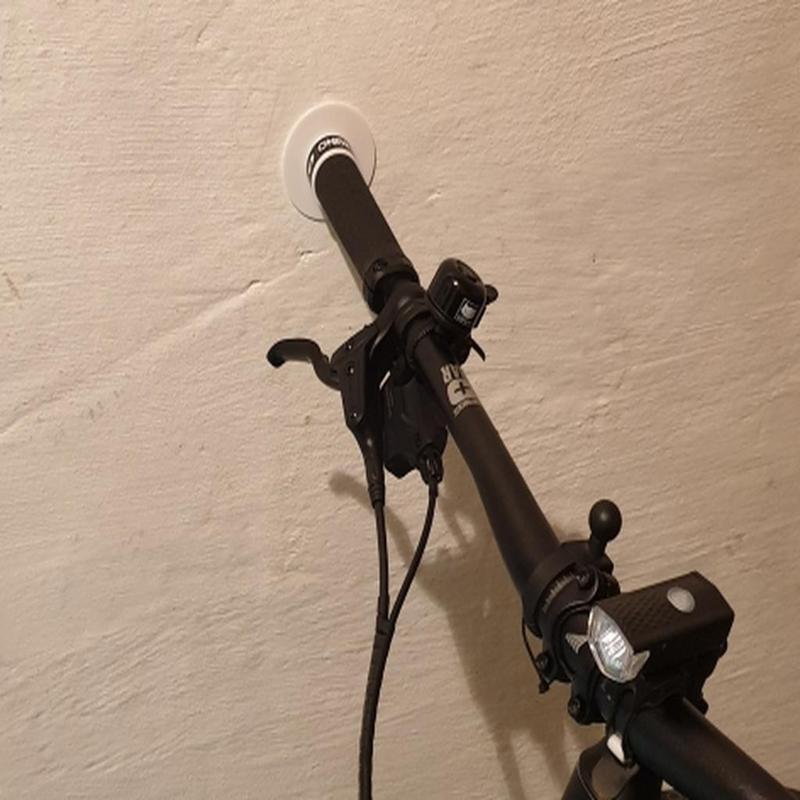 Bicycle handlebar wall stand