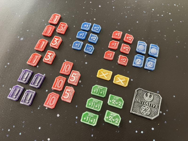 Star Wars Unlimited: Double-Sided Resin Tokens Set + Insert Box