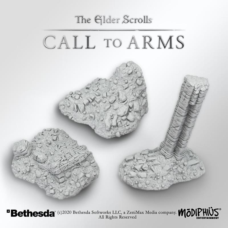 Fort Rubble Terrain Set - Elder Scrolls: Call to Arms