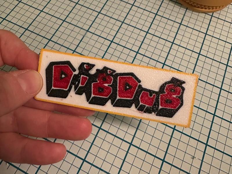 Dig Dug Logo Magnet