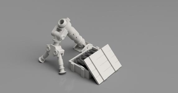 Mortar and Ammo Crate for Tabletop and Dioramas