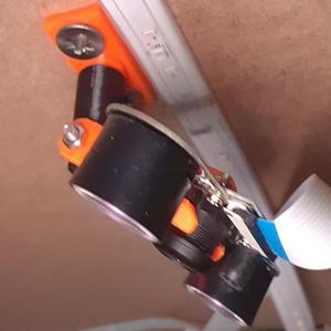 Two-axis mount for Raspberry Pi Camera with IR LEDs