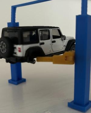Simple Matchbox/Hotwheels Sized 2 Post Lift