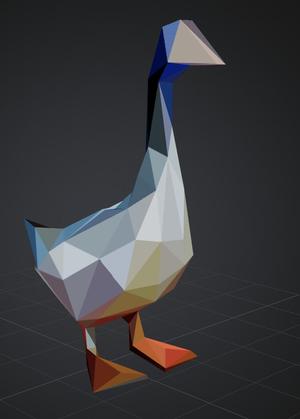 Low Poly Goose