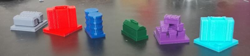 Firefly board game tokens