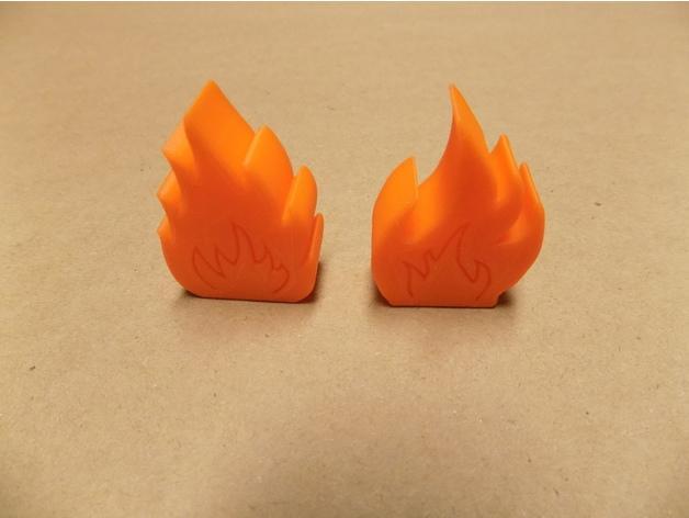 Flame Game Pieces