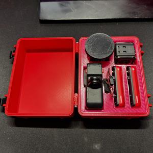 insta360 One RS  4k case for 4K 1-Inch, 360 module and batteries