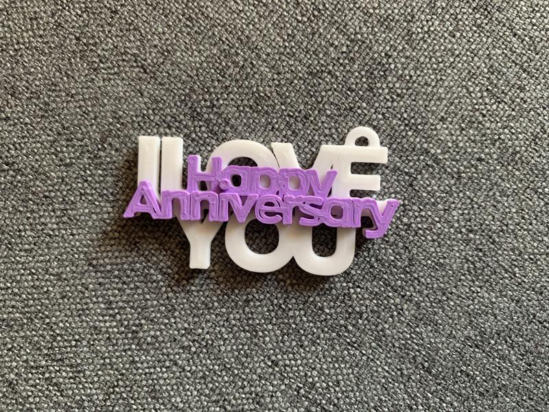 I Love You - Keychain