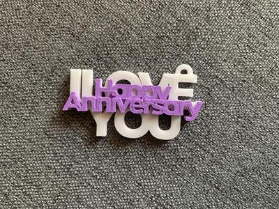 I Love You - Keychain