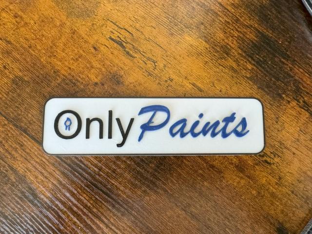 Only Paints Sign